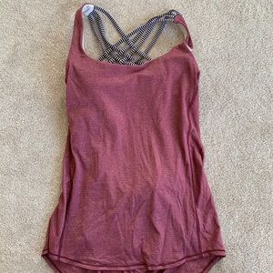 LuluLemon Scoop-Back Tank Top with Built in Bra